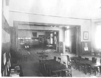 Inside the Mark Hopkins Training School, c. 1905.